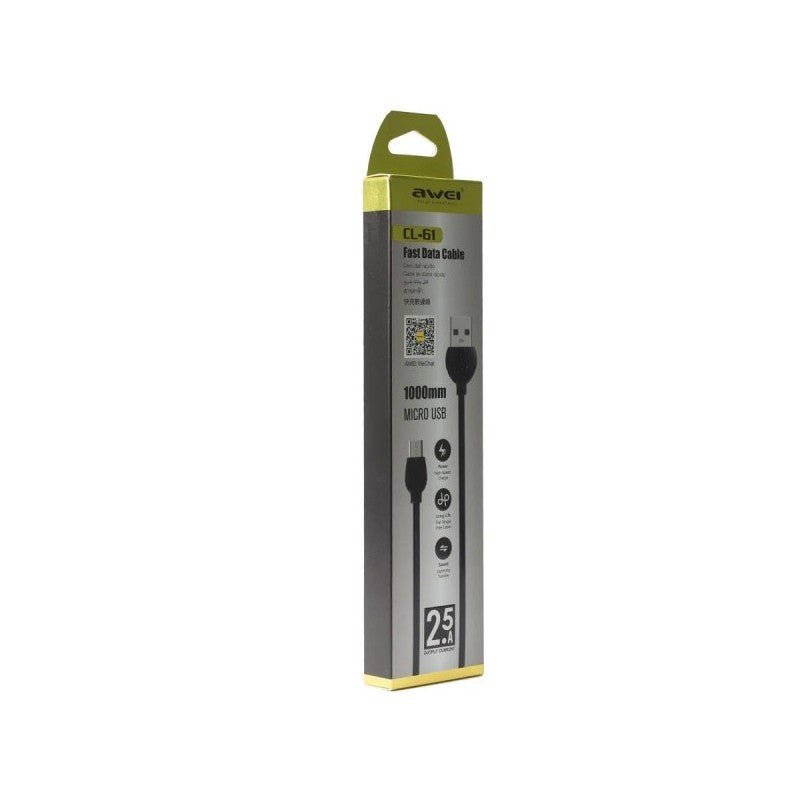 USB CABLE AWEI CL 61 MICRO USB 2.5A - Cyber Shop Cyprus