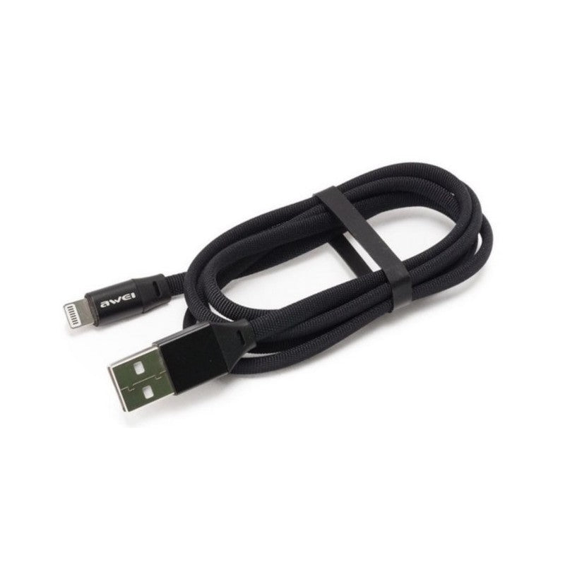 USB LIGHTNING CABLE AWEI CL 97 2A (For Apple Devices) - Cyber Shop Cyprus