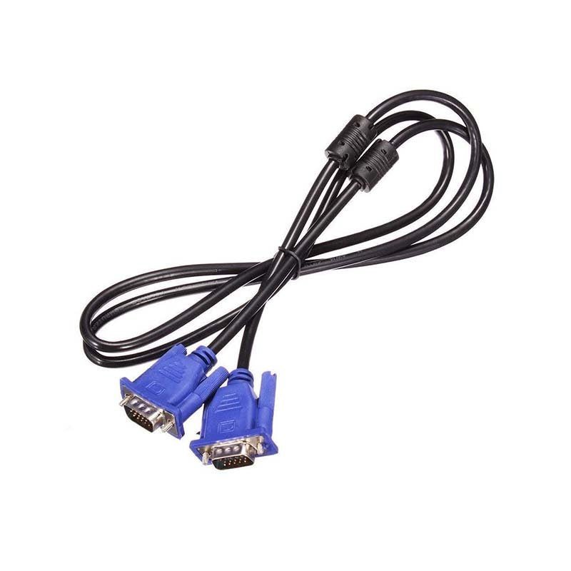 VGA 15 PIN MALE TO MALE VIDEO CABLE 1.8 M (BRAND NEW) - Cyber Shop Cyprus